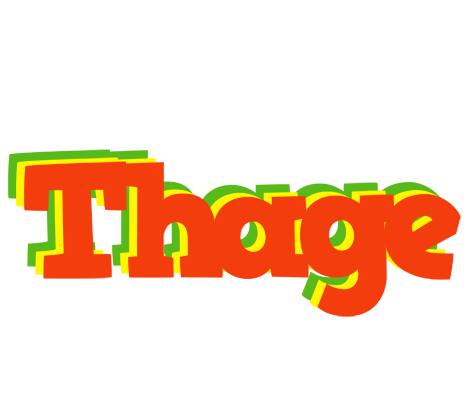 Thage bbq logo