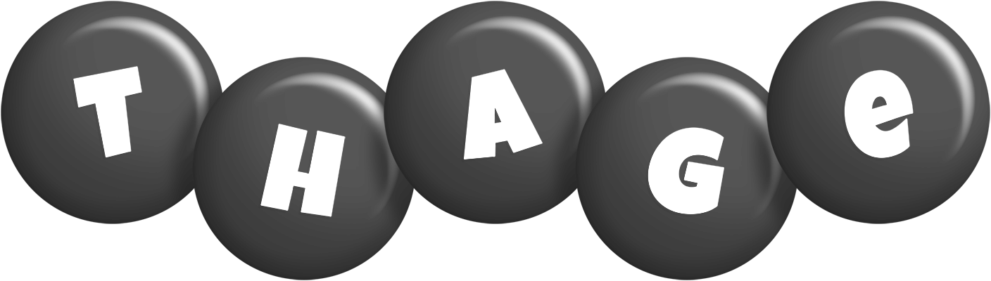 Thage candy-black logo