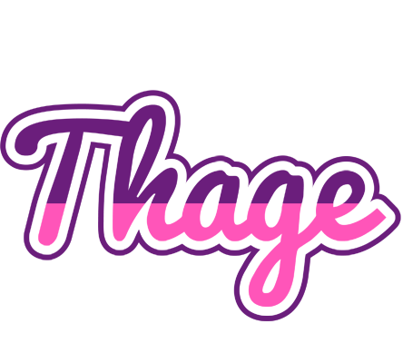 Thage cheerful logo