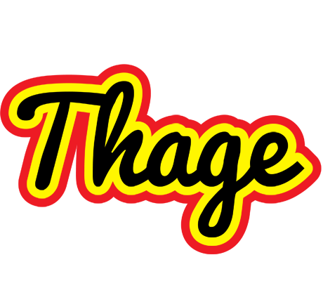Thage flaming logo