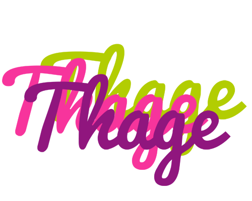 Thage flowers logo