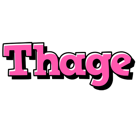 Thage girlish logo
