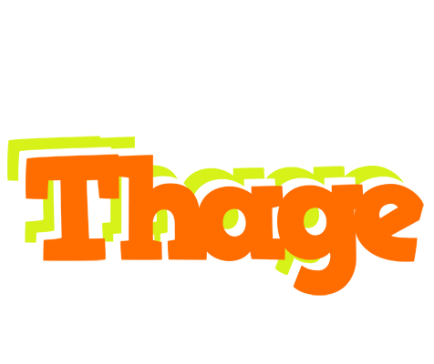 Thage healthy logo