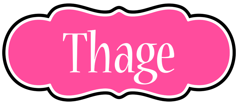 Thage invitation logo