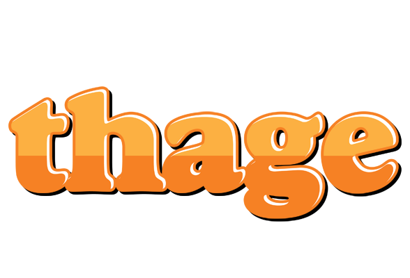 Thage orange logo