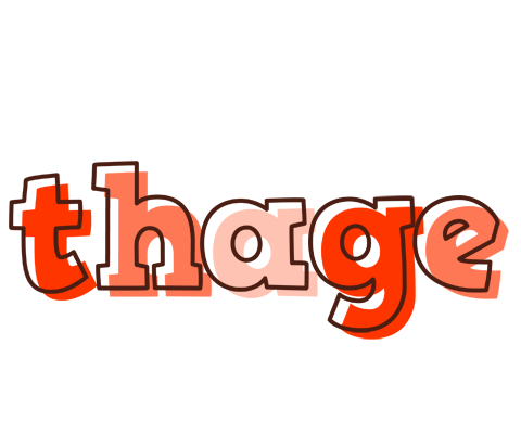 Thage paint logo