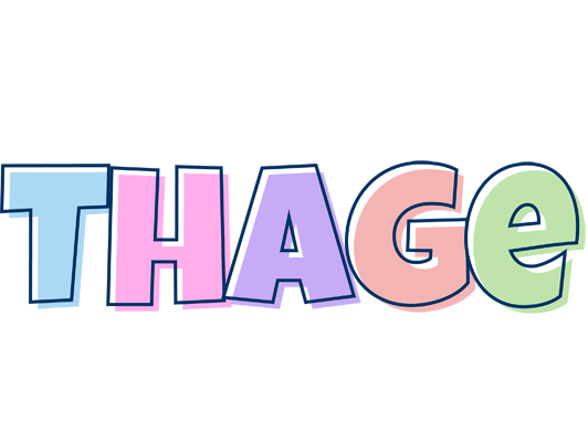 Thage pastel logo