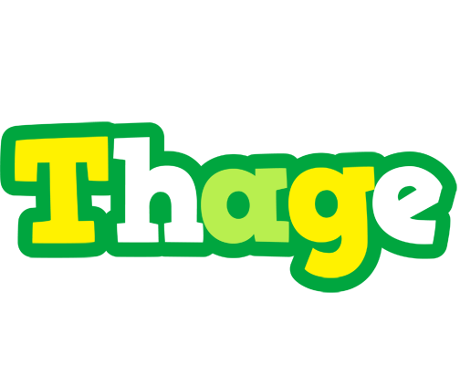 Thage soccer logo