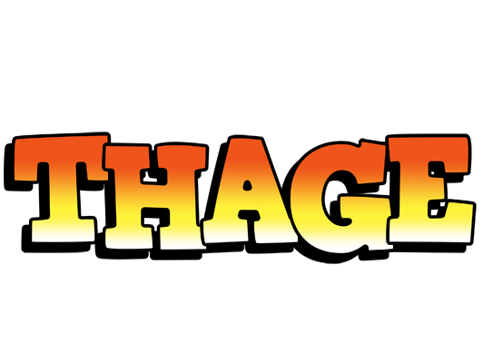 Thage sunset logo