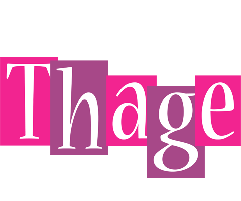 Thage whine logo