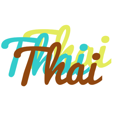 Thai cupcake logo