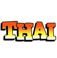 Thai sunset logo