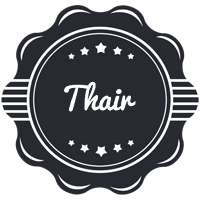 Thair badge logo