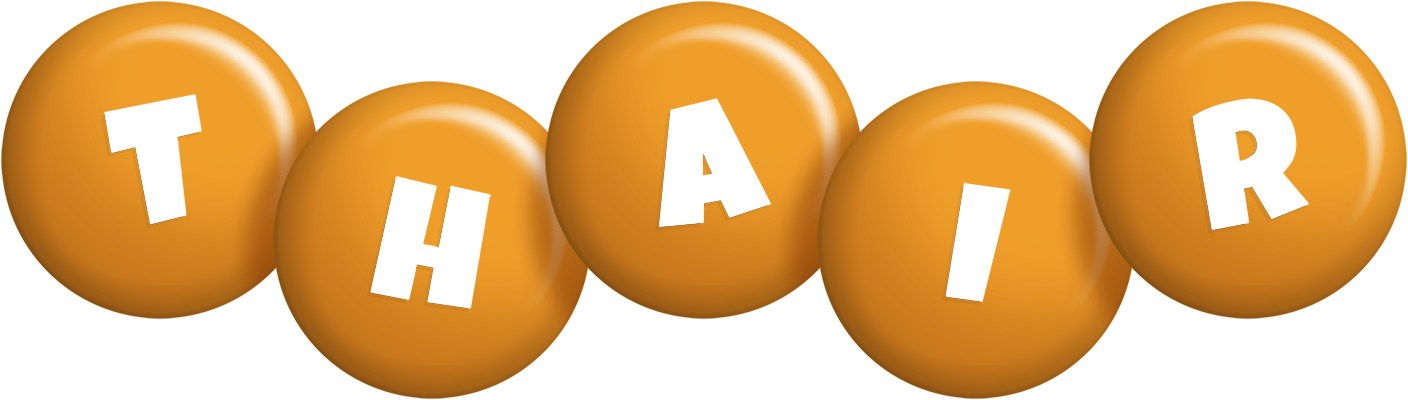 Thair candy-orange logo