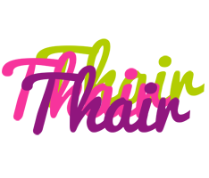 Thair flowers logo