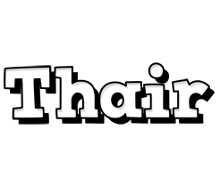 Thair snowing logo