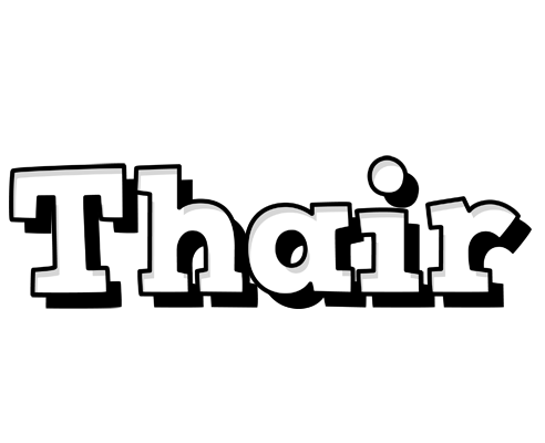 Thair snowing logo