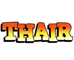 Thair sunset logo