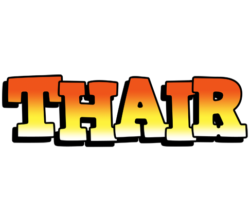Thair sunset logo