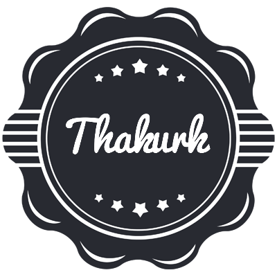 Thakurk badge logo