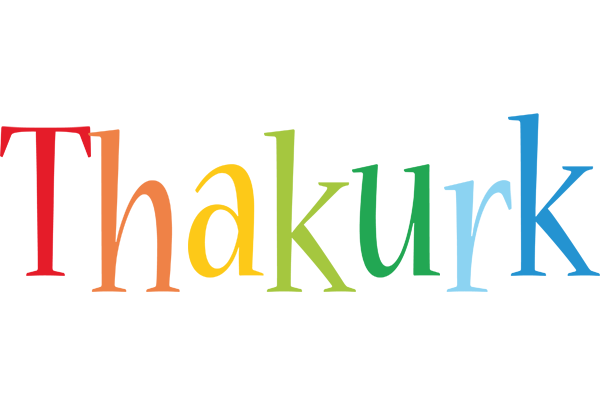 Thakurk birthday logo