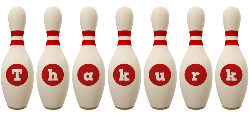 Thakurk bowling-pin logo