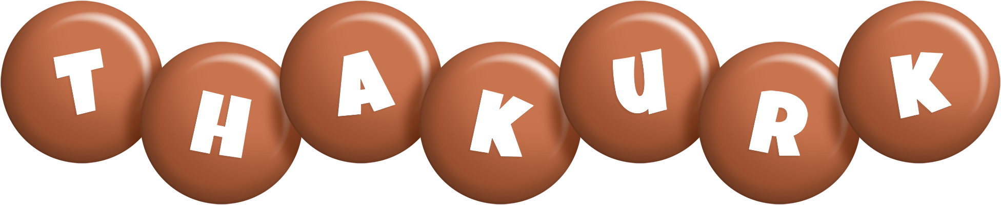 Thakurk candy-brown logo