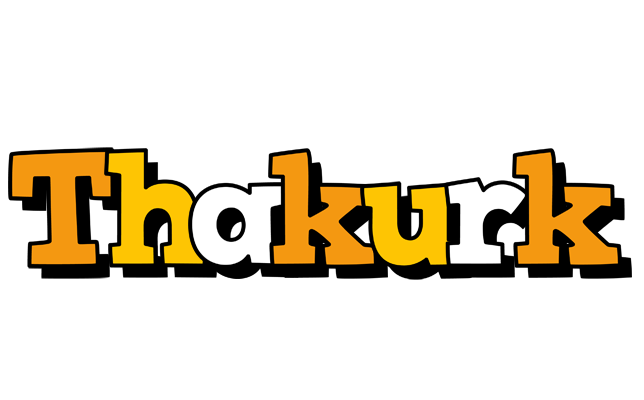 Thakurk cartoon logo