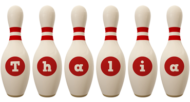 Thalia bowling-pin logo