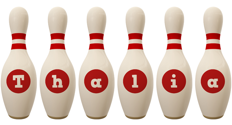 Thalia bowling-pin logo