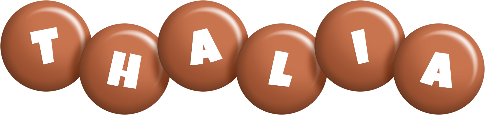 Thalia candy-brown logo