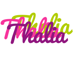 Thalia flowers logo