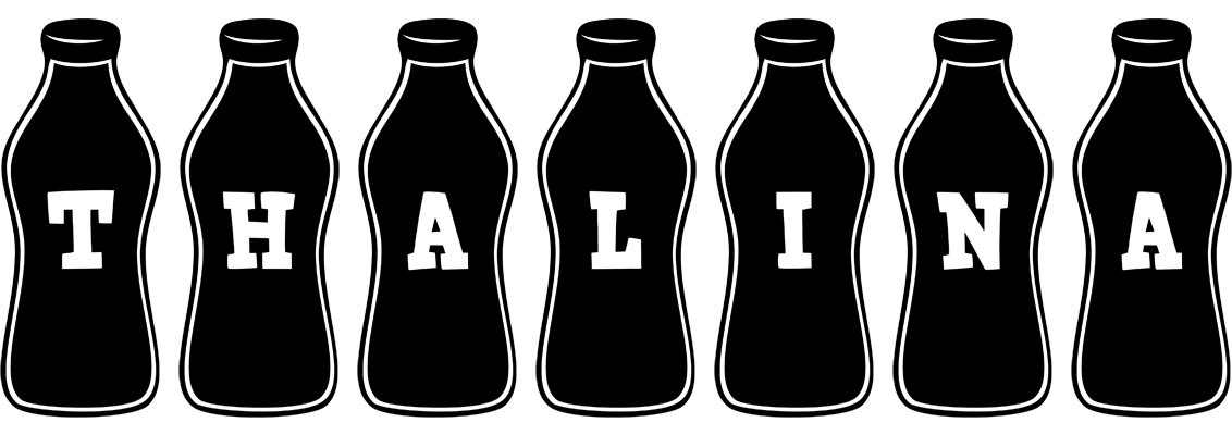 Thalina bottle logo