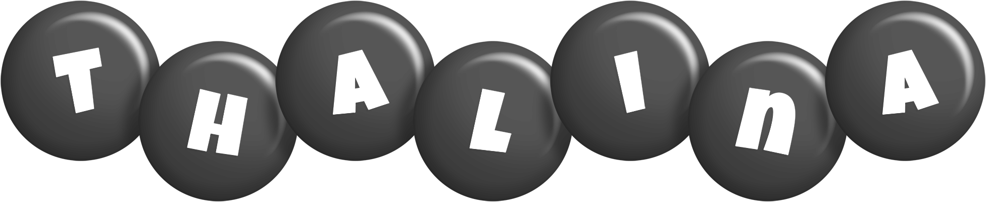 Thalina candy-black logo