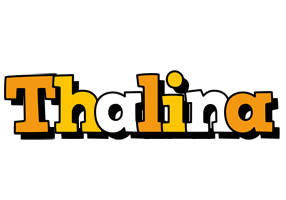 Thalina cartoon logo