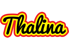 Thalina flaming logo