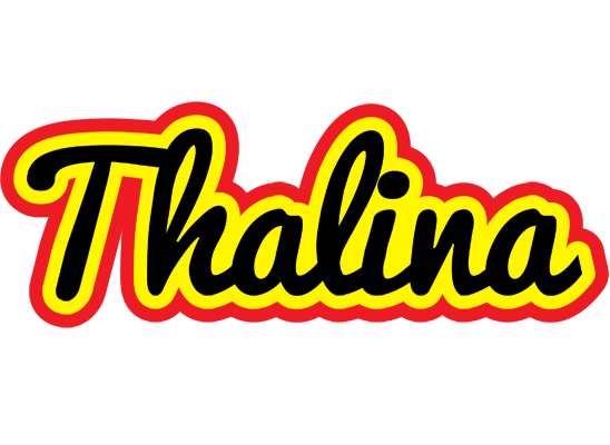 Thalina flaming logo
