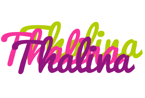 Thalina flowers logo