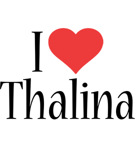 Thalina i-love logo