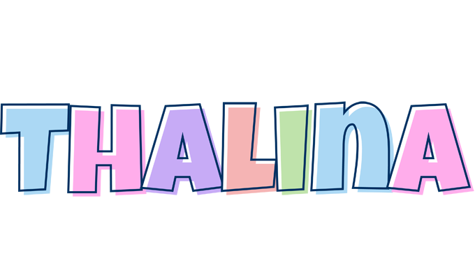 Thalina pastel logo