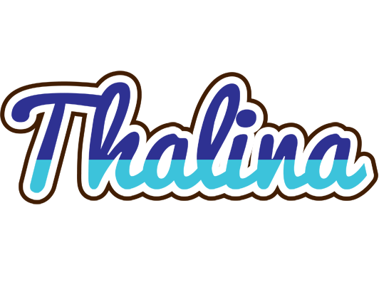 Thalina raining logo