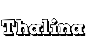 Thalina snowing logo