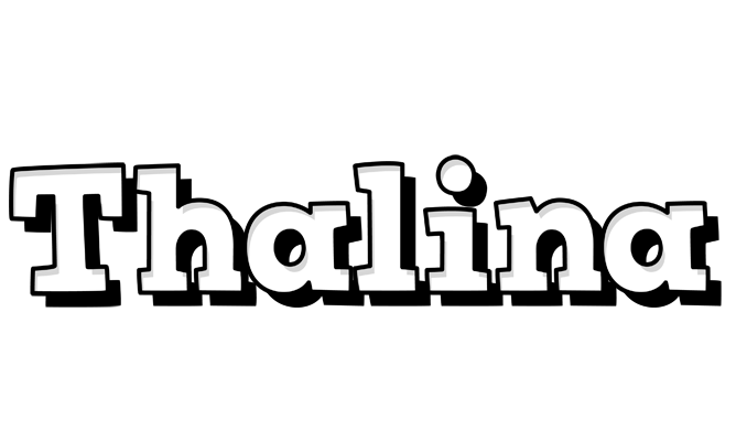 Thalina snowing logo