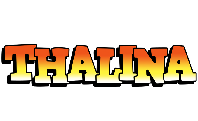 Thalina sunset logo
