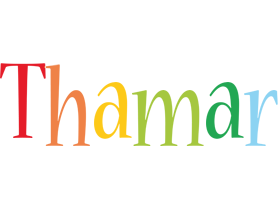 Thamar birthday logo