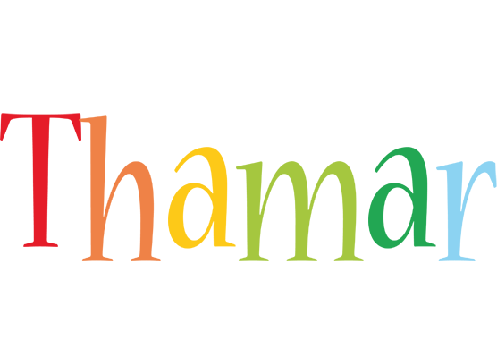 Thamar birthday logo