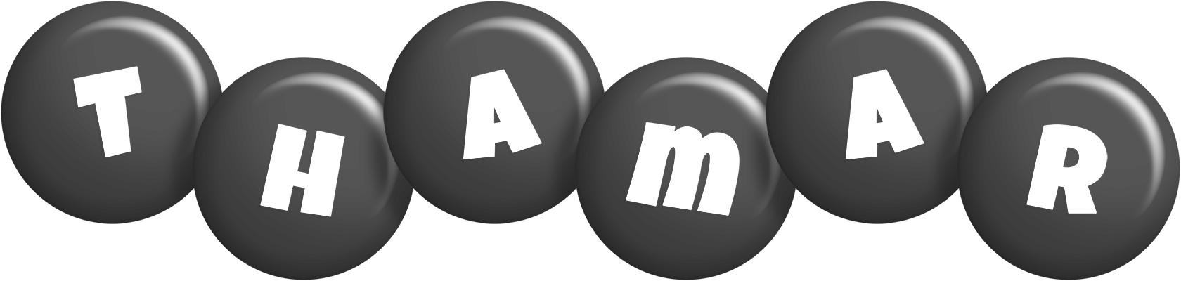 Thamar candy-black logo