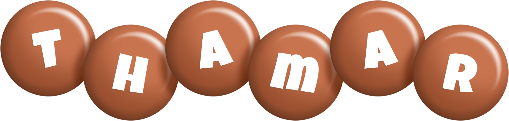 Thamar candy-brown logo