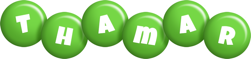 Thamar candy-green logo