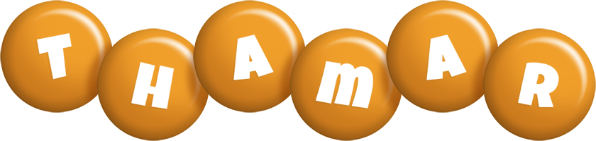 Thamar candy-orange logo